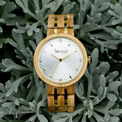 Forest wood watch victoria on a leafy background front facing